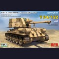 1:35   Rye Field Model   RM-5013   T-34/122 Egyptian 